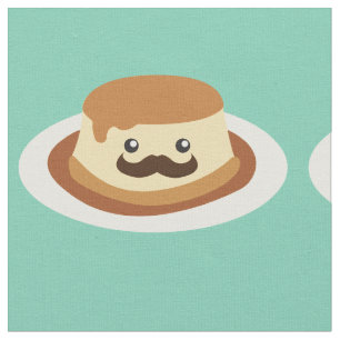 Mustachioed Flan Stof