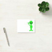 Mustachioed Groene Alien Post-it® Notes (Kantoor)