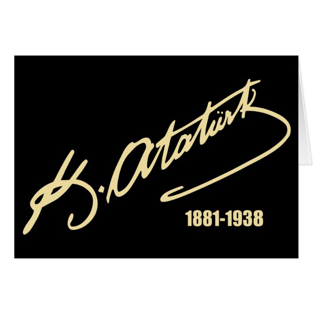 Mustafa Kemal Ataturk (Voorkant Horizontaal)