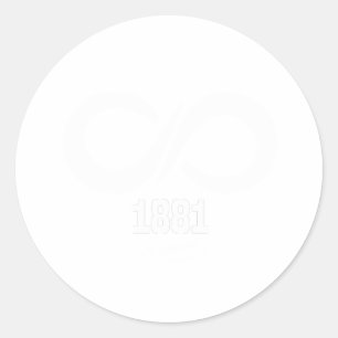 Mustafa Kemal Atatürk 1881 Türkiye Cumhuriyeti Ronde Sticker