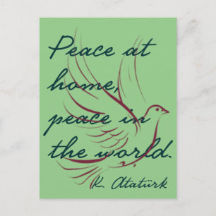 Mustafa Kemal Ataturk Briefkaart