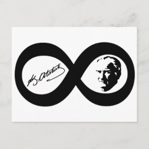 Mustafa Kemal Ataturk Briefkaart
