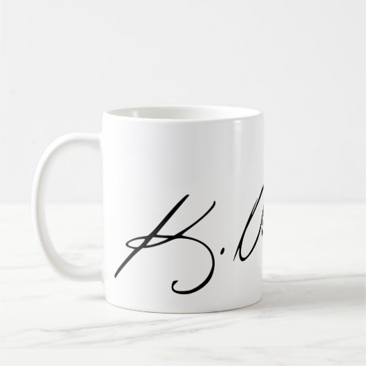 Mustafa Kemal Atatürk Cup Koffiemok (Links)