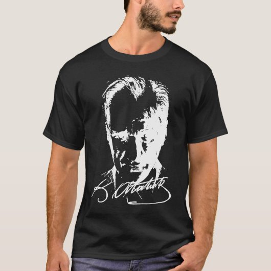 Mustafa Kemal Atatürk  Father of Turkey White T-shirt (Voorkant)