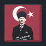 Mustafa Kemal Atatürk Magneet<br><div class="desc">Mustafa Kemal Ataturk</div>
