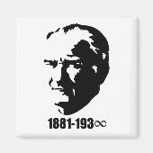 Mustafa Kemal Ataturk Magneet (Voorkant)