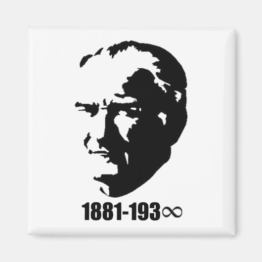 Mustafa Kemal Ataturk Magneet (Voorkant)