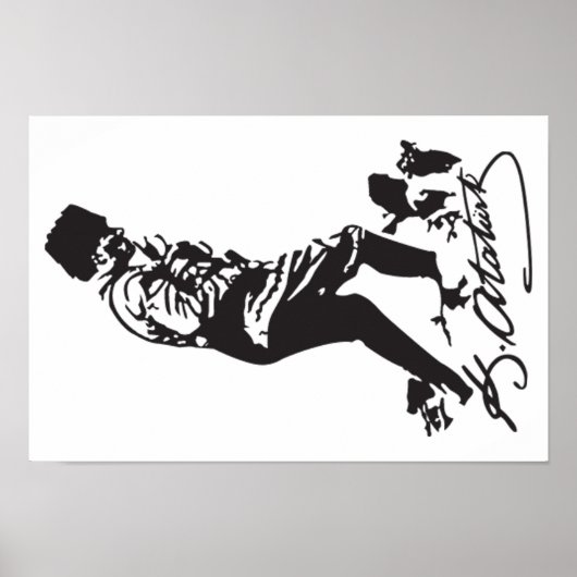 Mustafa Kemal Ataturk Poster (Voorkant)
