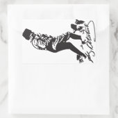 Mustafa Kemal Ataturk Rechthoekige Sticker (Tas)