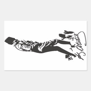 Mustafa Kemal Ataturk Rechthoekige Sticker