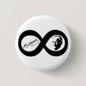 Mustafa Kemal Ataturk Ronde Button 3,2 Cm (Voorkant)