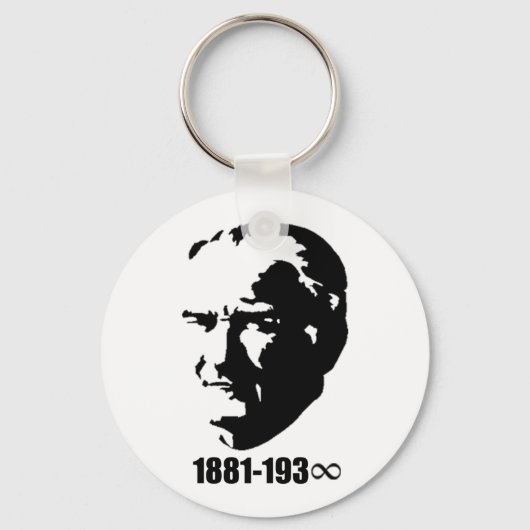 Mustafa Kemal Ataturk Sleutelhanger (Voorkant)