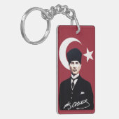 Mustafa Kemal Atatürk Sleutelhanger (Voorkant Links)