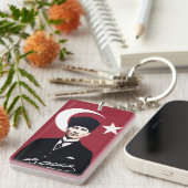 Mustafa Kemal Atatürk Sleutelhanger (Voorkant Rechts)