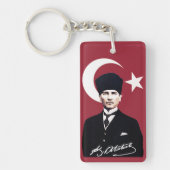 Mustafa Kemal Atatürk Sleutelhanger (Voorkant)