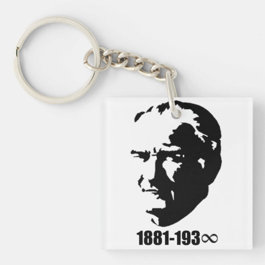 Mustafa Kemal Ataturk Sleutelhanger (Voorkant)