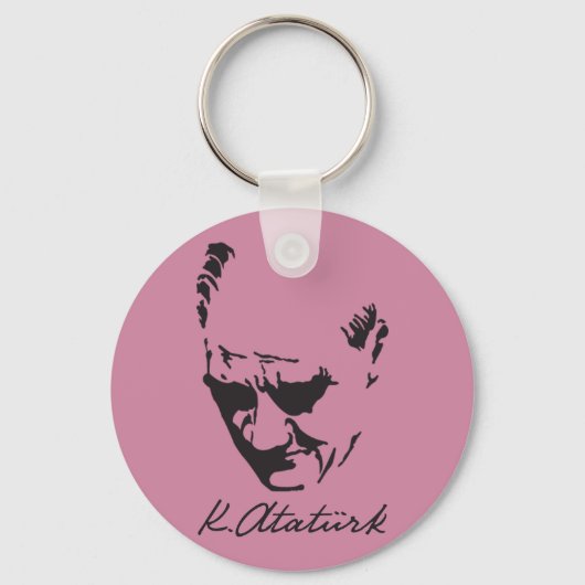 Mustafa Kemal Ataturk Sleutelhanger (Voorkant)