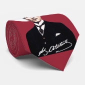 Mustafa Kemal Atatürk Stropdas (Opgerold)
