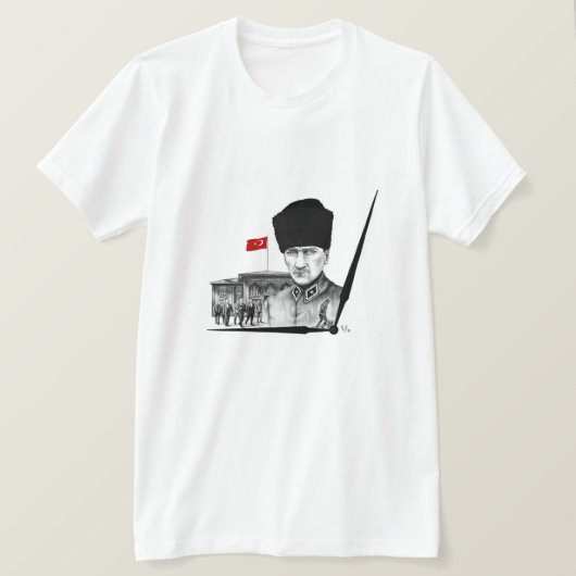 Mustafa Kemal Atatürk T-Shirt (Design voorkant)