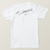 Mustafa Kemal Atatürk T-Shirt (Design achterkant)