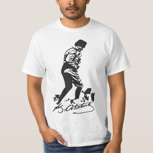 Mustafa Kemal Ataturk T-shirt (Voorkant)