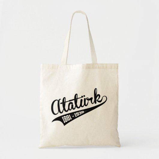 Mustafa Kemal Ataturk Tote Bag (Voorkant)