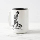 Mustafa Kemal Ataturk Tweekleurige Koffiemok (Voorkant links)