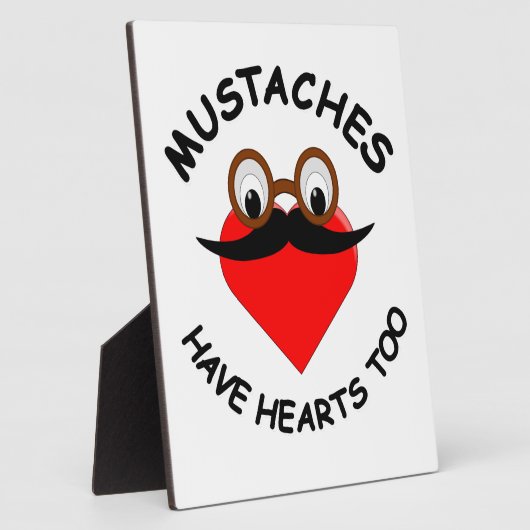 Mustakels hebben ook hart fotoplaat (Zijkant)