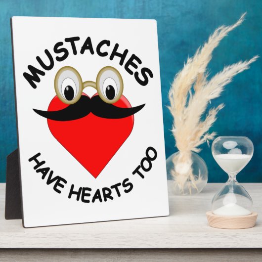 Mustakels hebben ook hart fotoplaat (Zijkant)