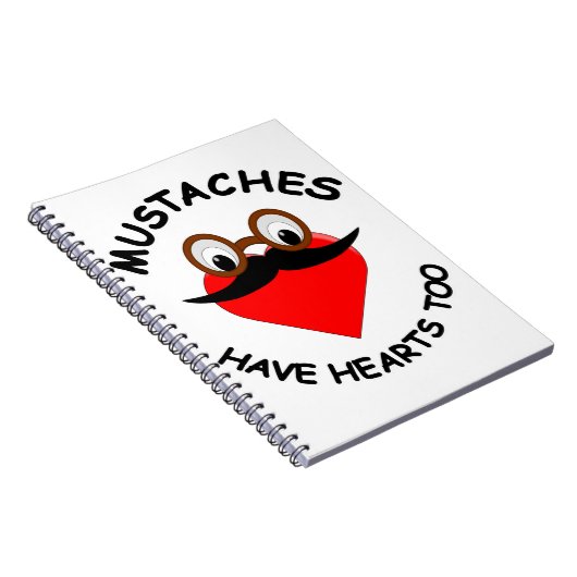 Mustakels hebben ook hart notitieboek (Rechterzijde)