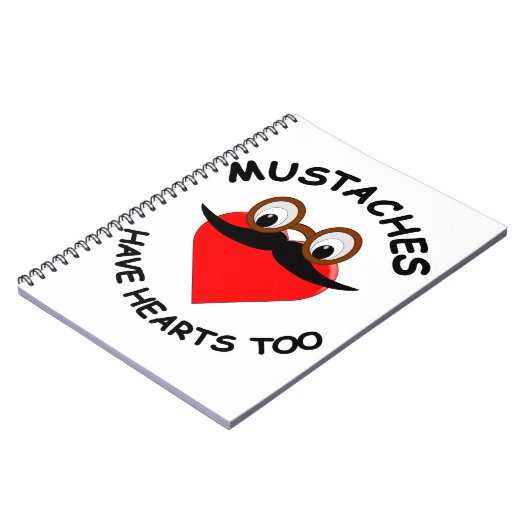 Mustakels hebben ook hart notitieboek (Linkerzijde)