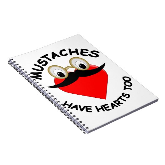 Mustakels hebben ook hart notitieboek (Rechterzijde)