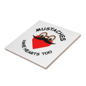 Mustakels hebben ook hart tegeltje (Zijkant)