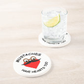 Mustakels hebben ook hart zandsteen onderzetter (Zijkant)