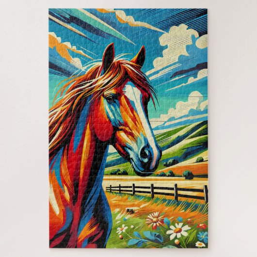 Mustang 1000 Piece Puzzle Legpuzzel (Verticaal)