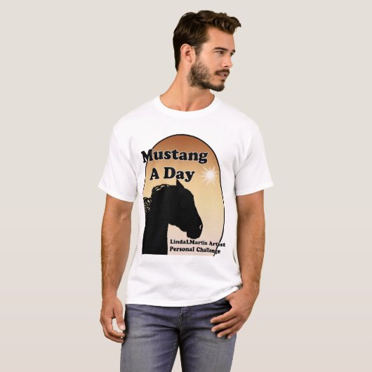 Mustang a Day Personal Challenge T-shirt (Voorkant volledig)
