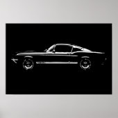 Mustang-auto Poster (Voorkant)