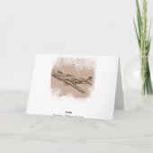 Mustang Birthday Kaart (Achterkant)