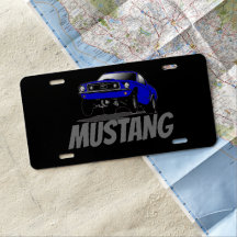 Mustang - bord met licentie