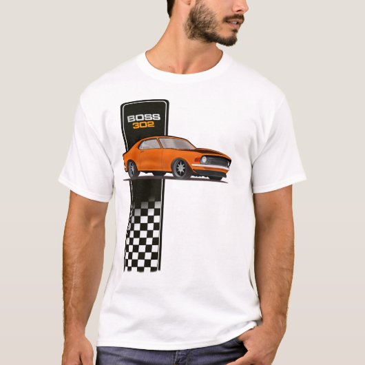 Mustang Boss 302 T-shirt (Voorkant)