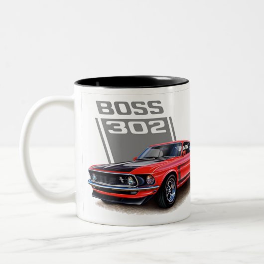 Mustang Boss 302 Tweekleurige Koffiemok (Links)