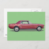 Mustang briefkaart (Voorkant / Achterkant)
