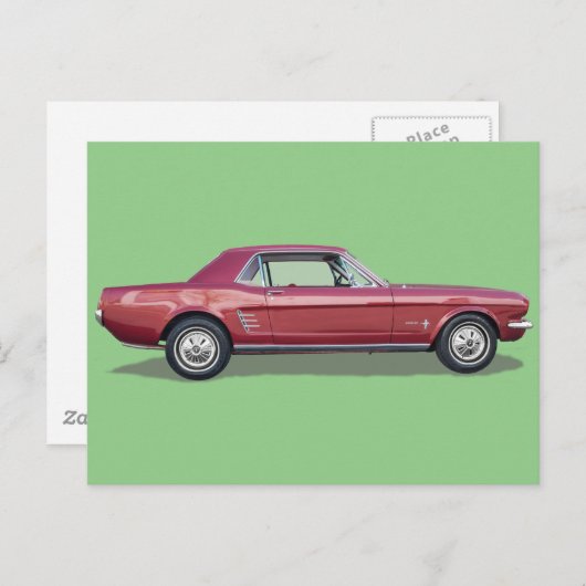 Mustang briefkaart (Voorkant / Achterkant)