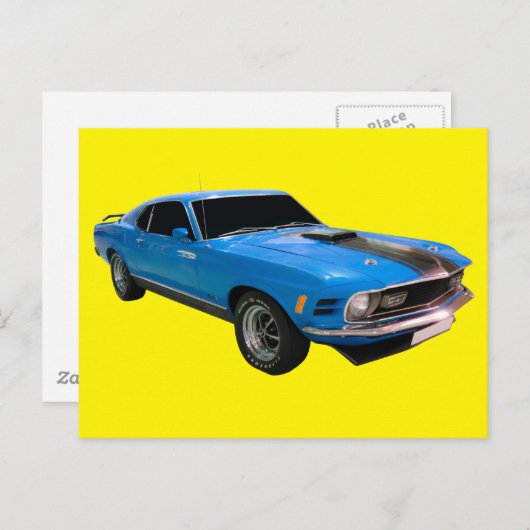 Mustang briefkaart (Voorkant / Achterkant)