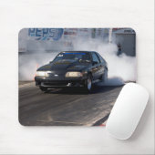 Mustang Burn-Out Mousepad Muismat (Met muis)