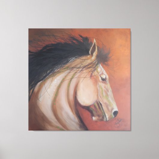 Mustang Canvas Afdruk (Voorkant)