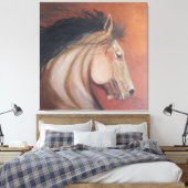 Mustang Canvas Afdruk (Insitu (Slaapkamer))
