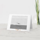 Mustang Christmas Kaart (Achterkant)