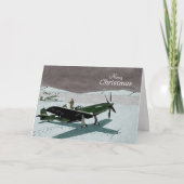 Mustang Christmas Kaart (Voorkant)