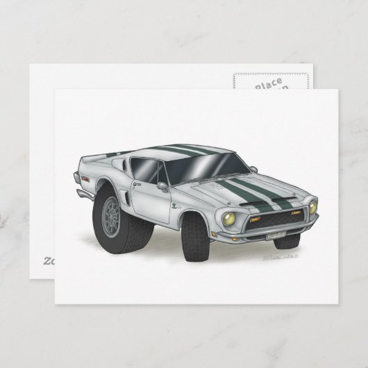 MUSTANG COBRA BRIEFKAART (Voorkant / Achterkant)